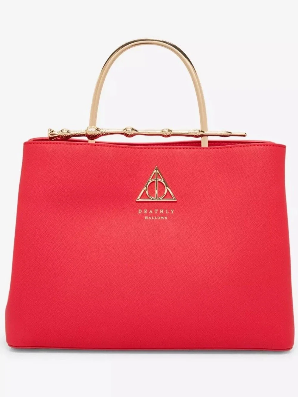 Loungefly Harry Potter Deathly Hallows Elder Wand Magenta Red Handbag